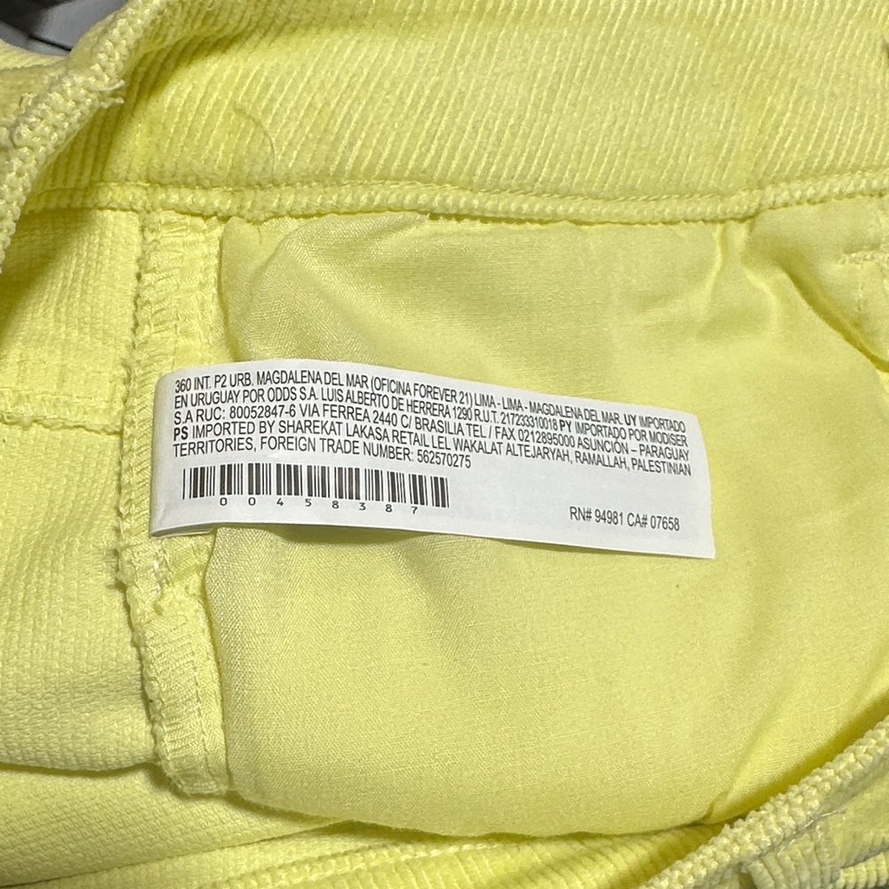 Forever 21 Light Yellow Jean Shorts - Picture 7 of 9